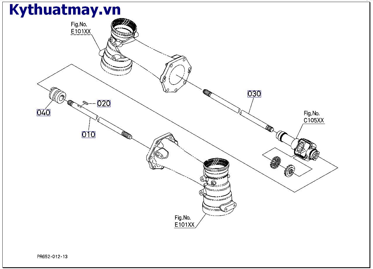 bên trong hộp số ( bộ truyền động bánh trước)